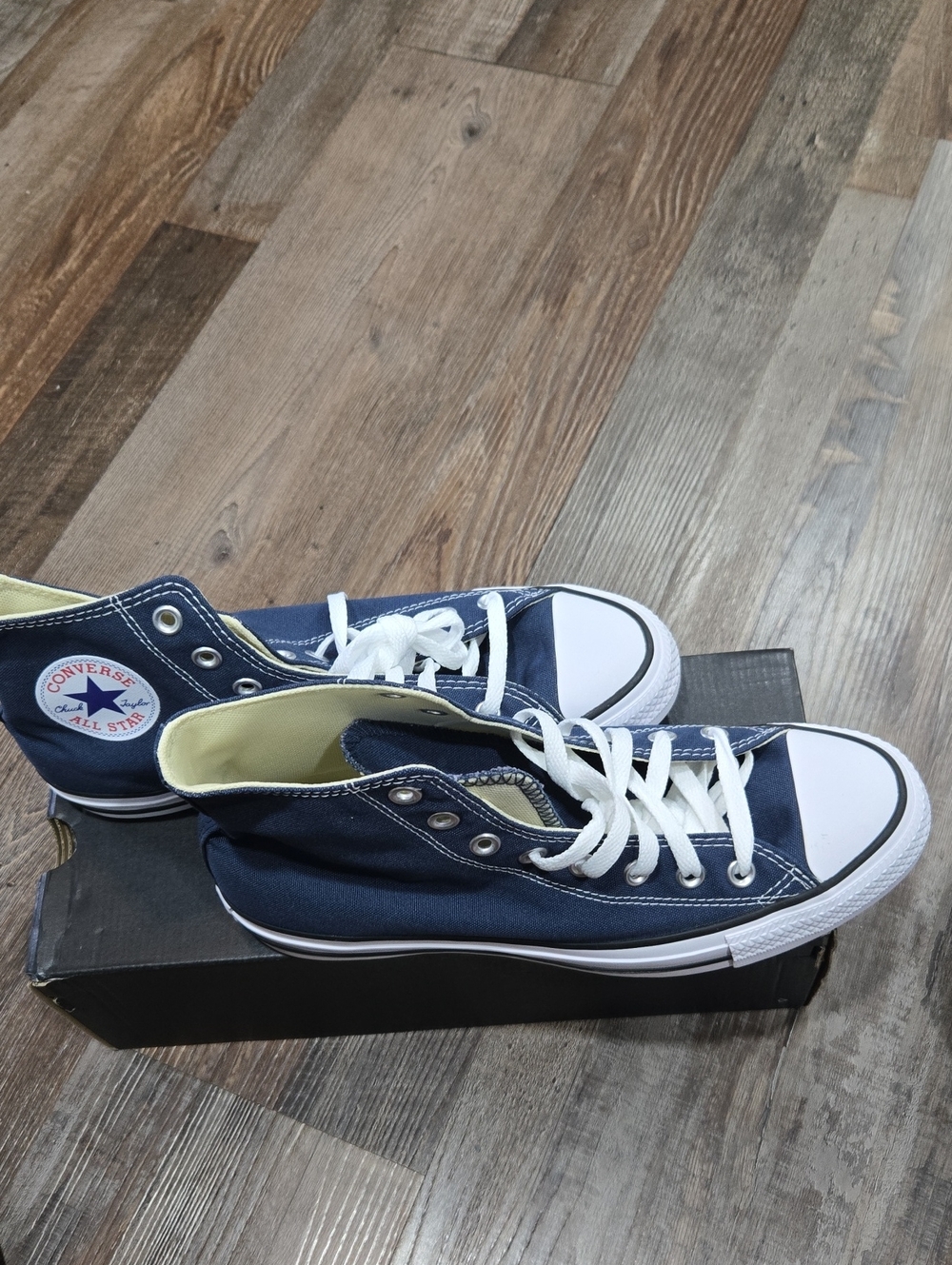 Converse Navy Canvas Low Top Sneakers for Men